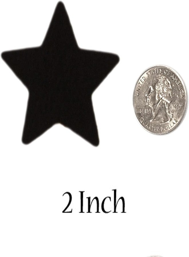 Haoser 50 Pcs White Felt Stars - 2 Inch Pre-Cut Stiff Felt Shapes for DIY Crafts, Sewing, Scrapbooking, Decorations & Kids Art Projects - Image 2